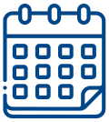 blue calendar icon