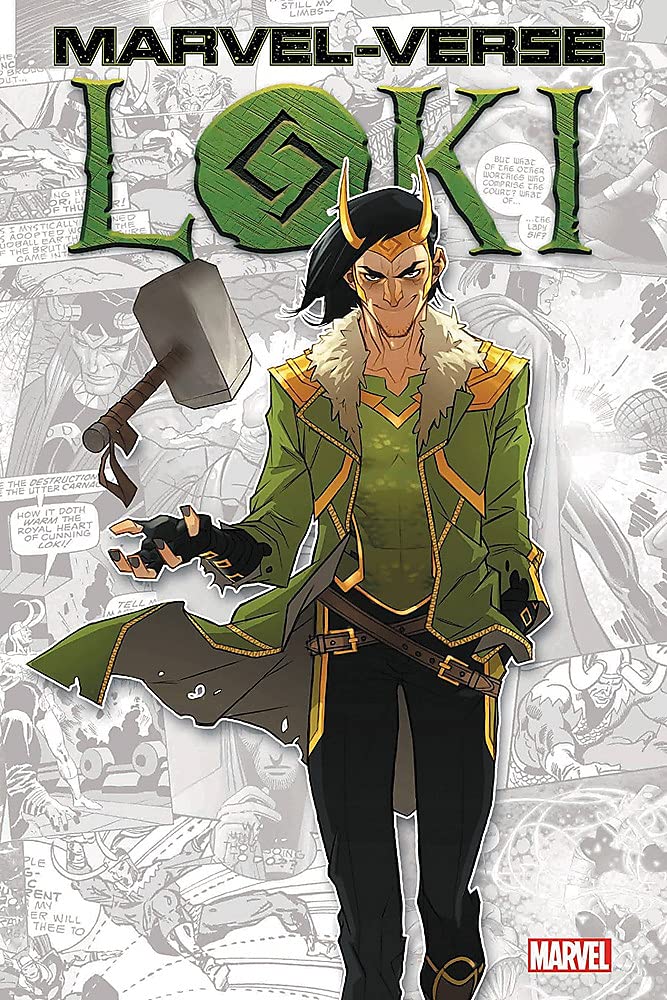 Marvel-verse Loki book cover